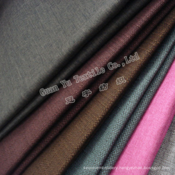 Solid Upholstery Polyester Linen Fabric (G844-103)